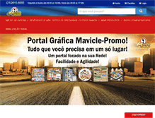 Tablet Screenshot of maviclepromo.com.br